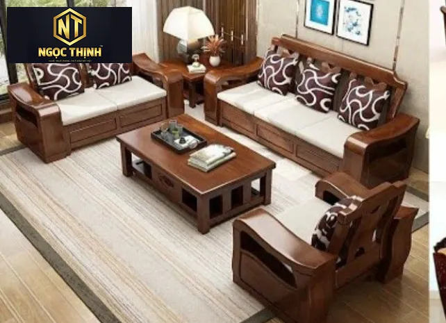 SOFA GỖ VĂN PHÒNG ĐỒNG NAI - SFVP008